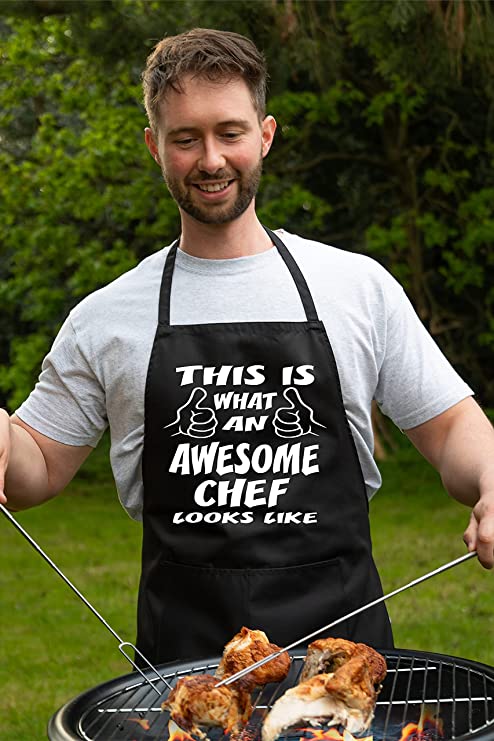 Personalise This Apron Chief Wine Taster Any Name Here BBQ Cooking Apron