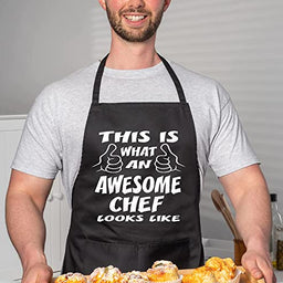 Awesome Star Baker Funny Chef Birthday Gift Baking BBQ Apron