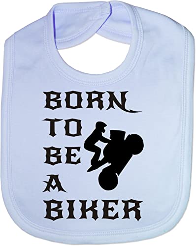 Born To Be A Biker Baby Bib