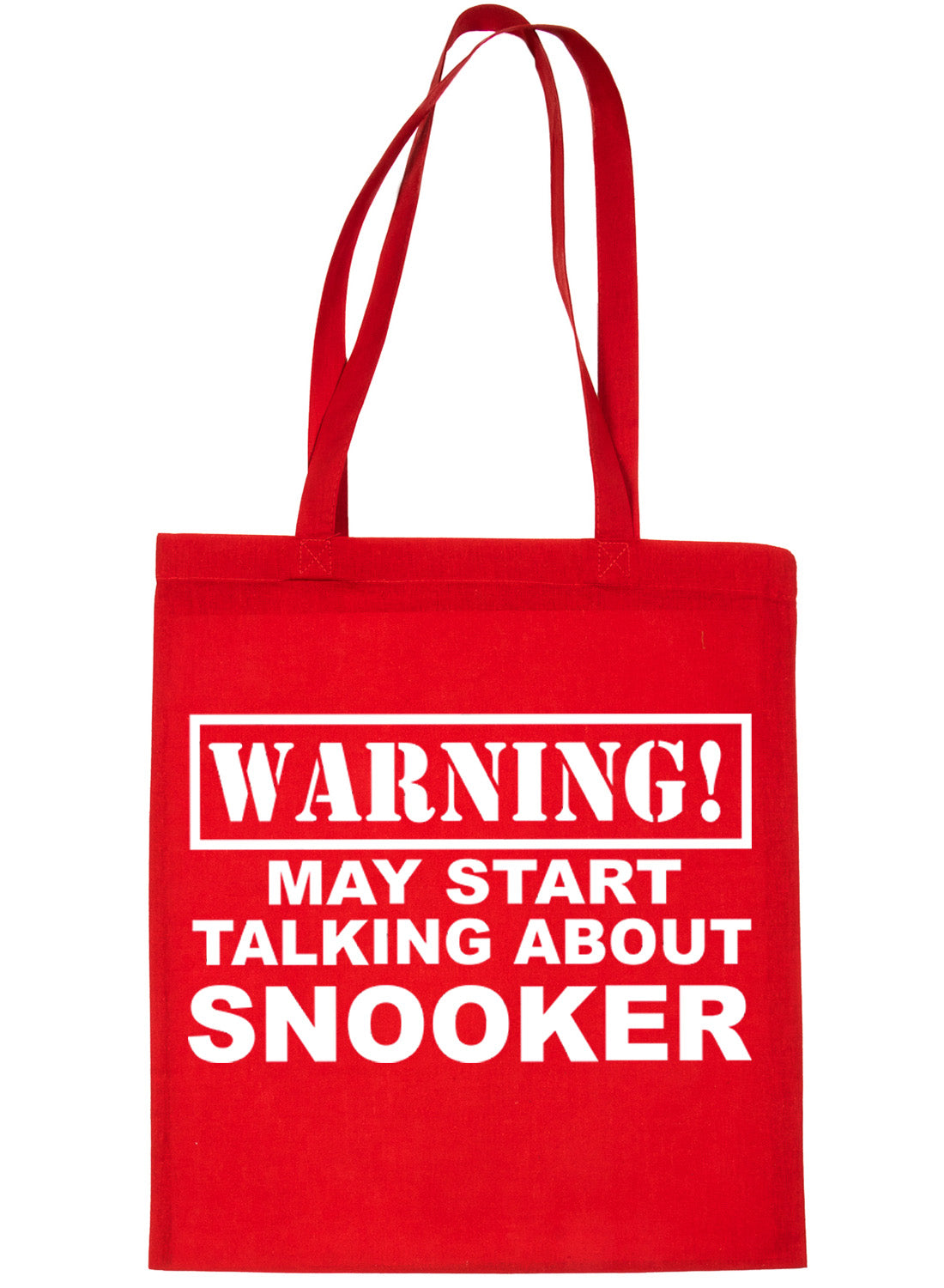 Warning May Talk About Snooker Pool Bag For Life Shopping Tote Bag