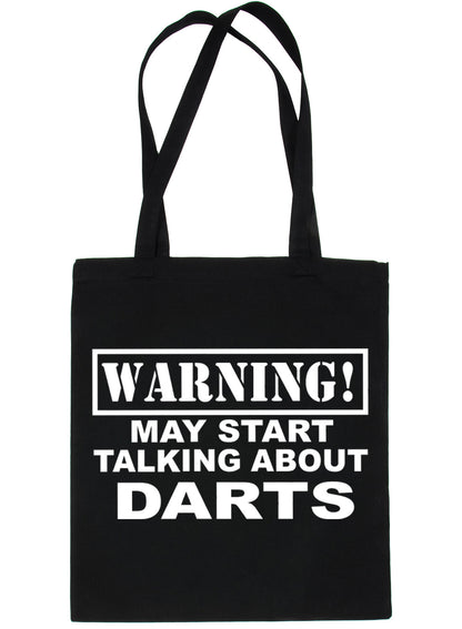 Warning May Talk About Darts Ockey Bag For Life Shopping Tote Bag