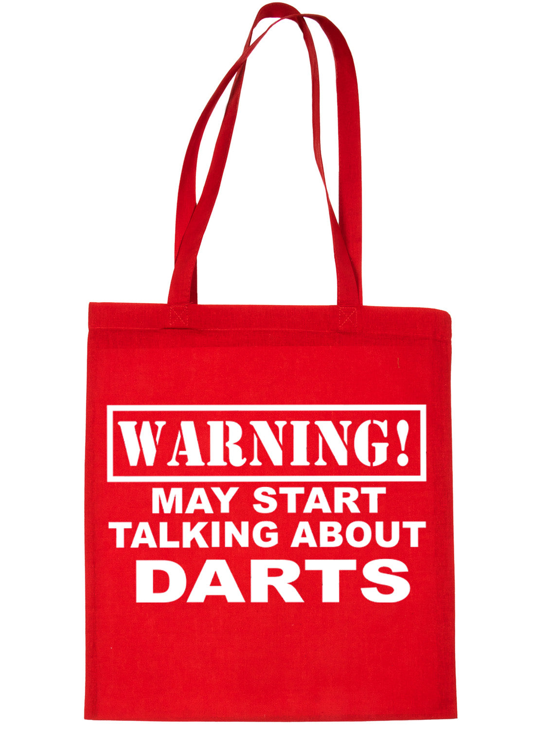 Warning May Talk About Darts Ockey Bag For Life Shopping Tote Bag