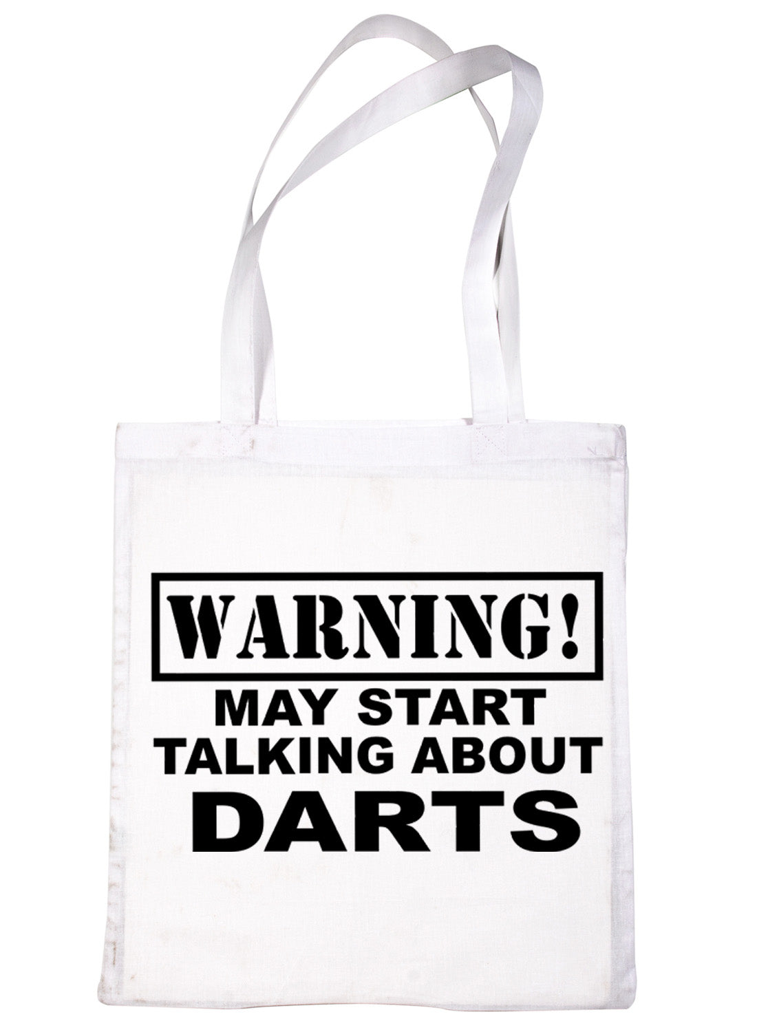 Warning May Talk About Darts Ockey Bag For Life Shopping Tote Bag