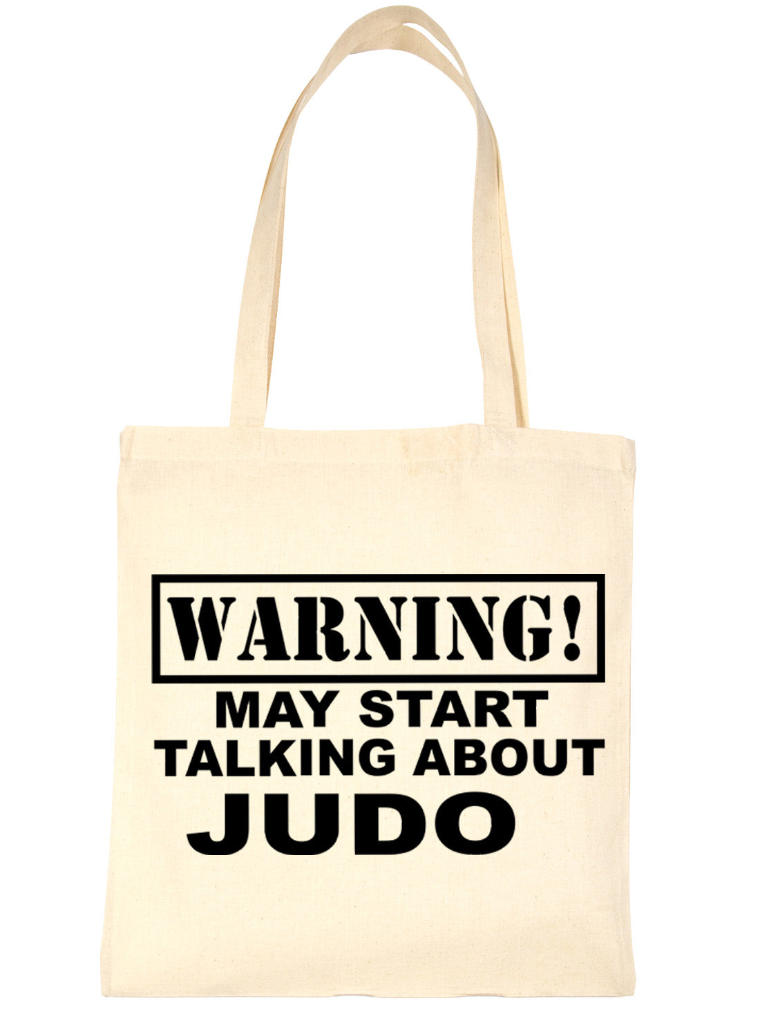 Warning May Talk About Judo Martial Arts Bag For Life Shopping Tote Bag