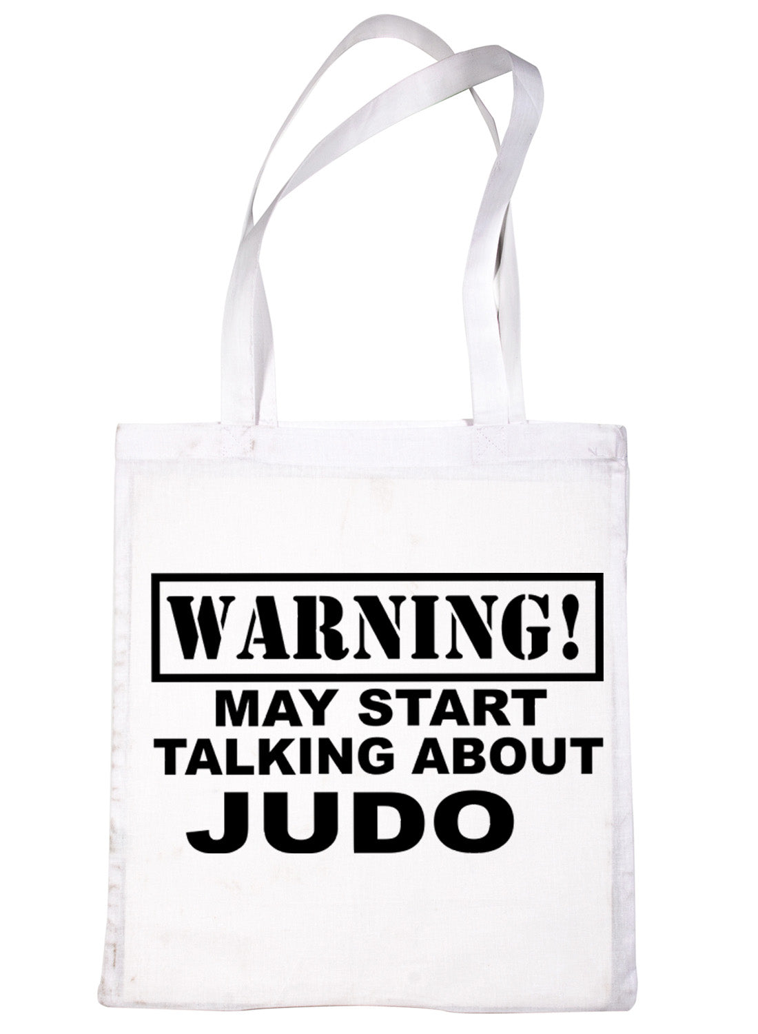 Warning May Talk About Judo Martial Arts Bag For Life Shopping Tote Bag