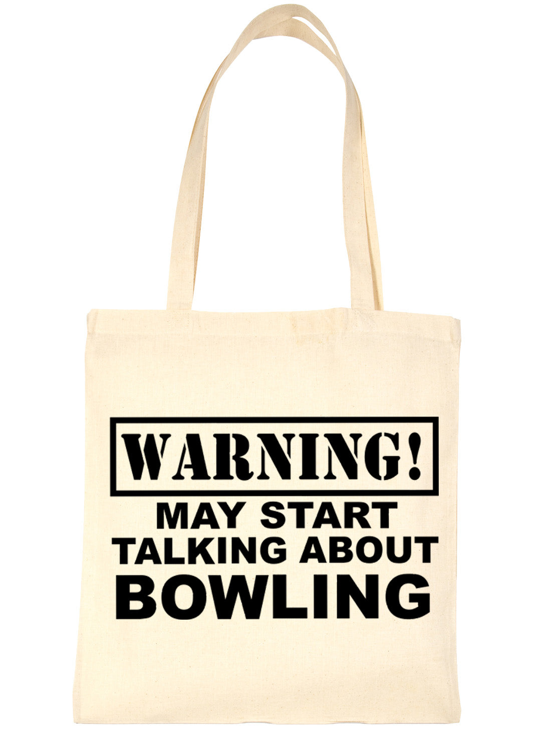 Warning May Talk About Bowling Crown Green Bag For Life Shopping Tote Bag