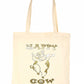 Happy Cow Funny Shopping Tote Bag For Life