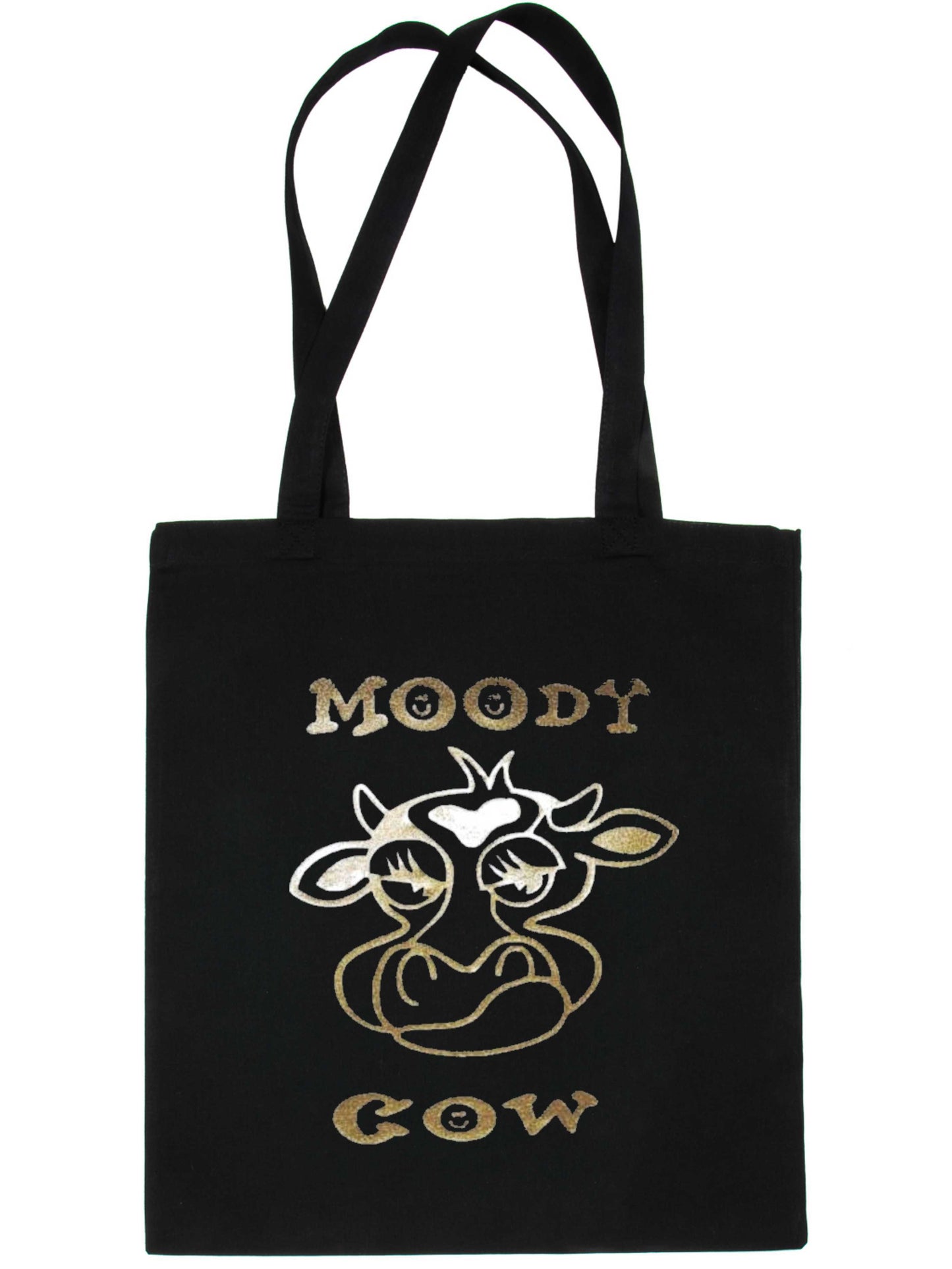 Moody Cow Funny Shopping Tote Bag For Life