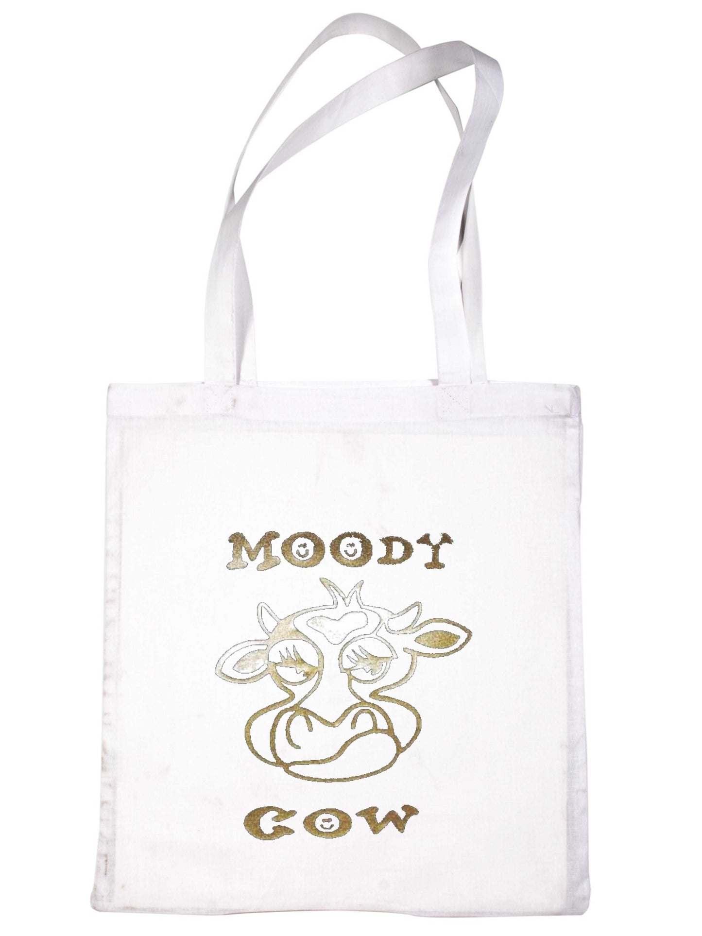 Moody Cow Funny Shopping Tote Bag For Life