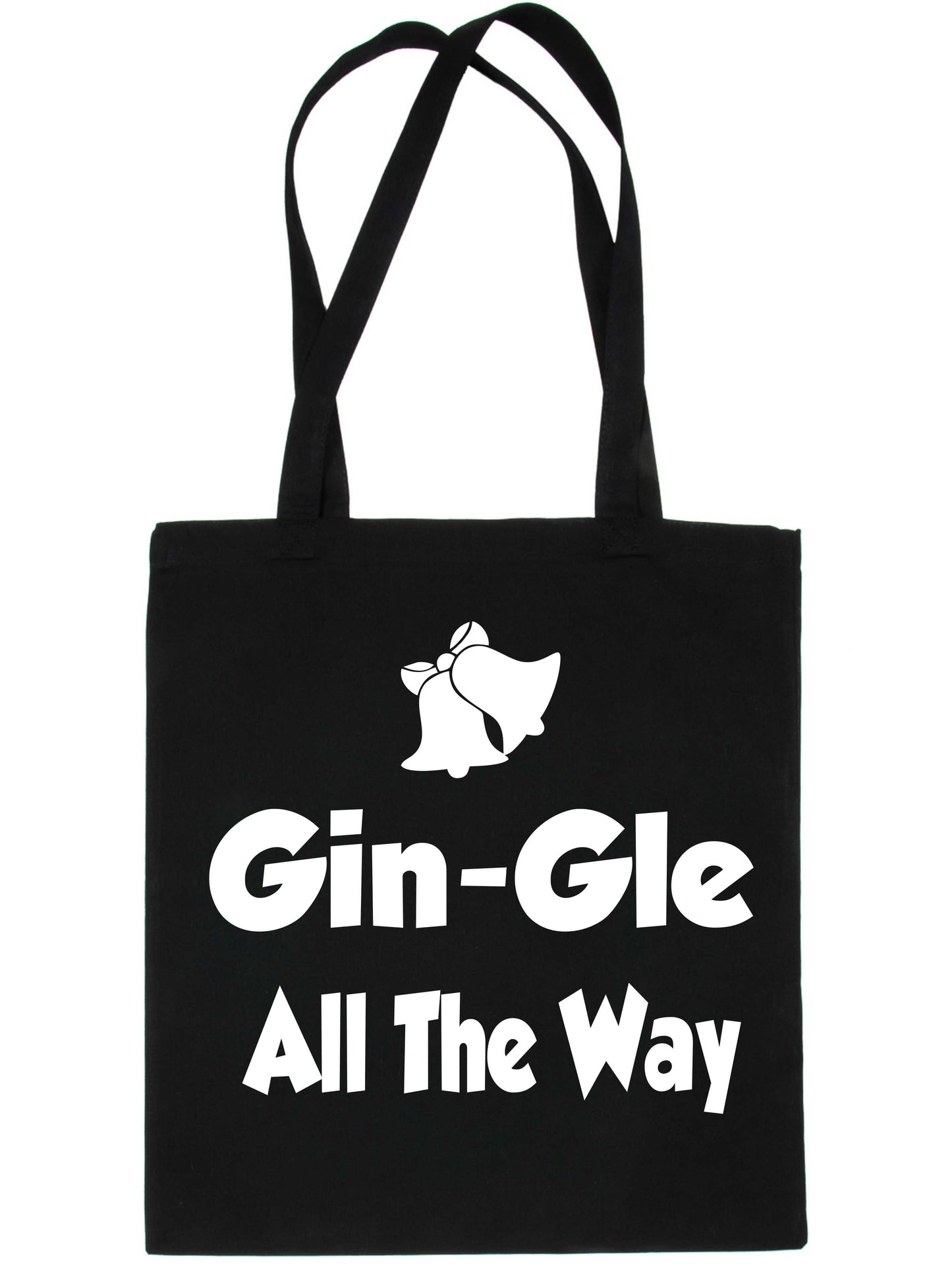 Gin-gle Christmas Ladies Woman Xmas Gift Funny Shopping Tote Bag For Life