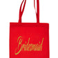 Bridesmaid Funny Wedding Favour Gift Bags Hen Party Gift Funny Shopping Tote