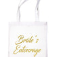 Bride's Entourage Wedding Favour Gift Bags Hen Party Gift Funny Shopping Tote