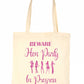 Beware Hen Party Wedding Favour Gift Bags Hen Party Funny Shopping Tote Bag