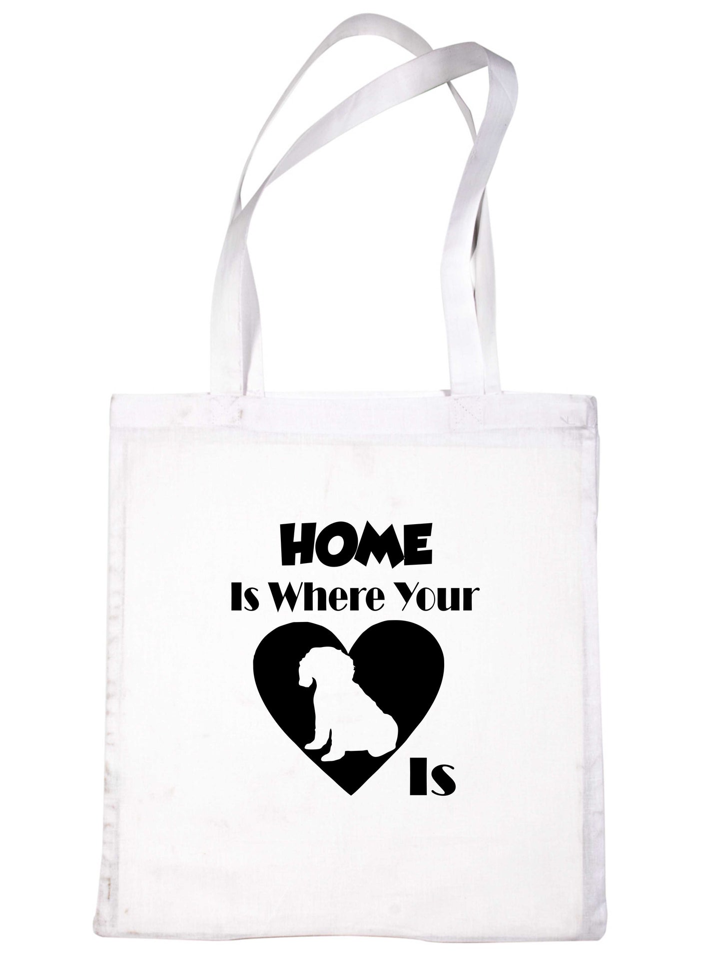 Home Is Where Your Cavapoo Dog Is Funny Dog Lover Gift Shopping Tote Bag