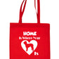 Home Is Where Your Labradoodle Dog Is Funny Dog Lover Gift Shopping Tote Bag