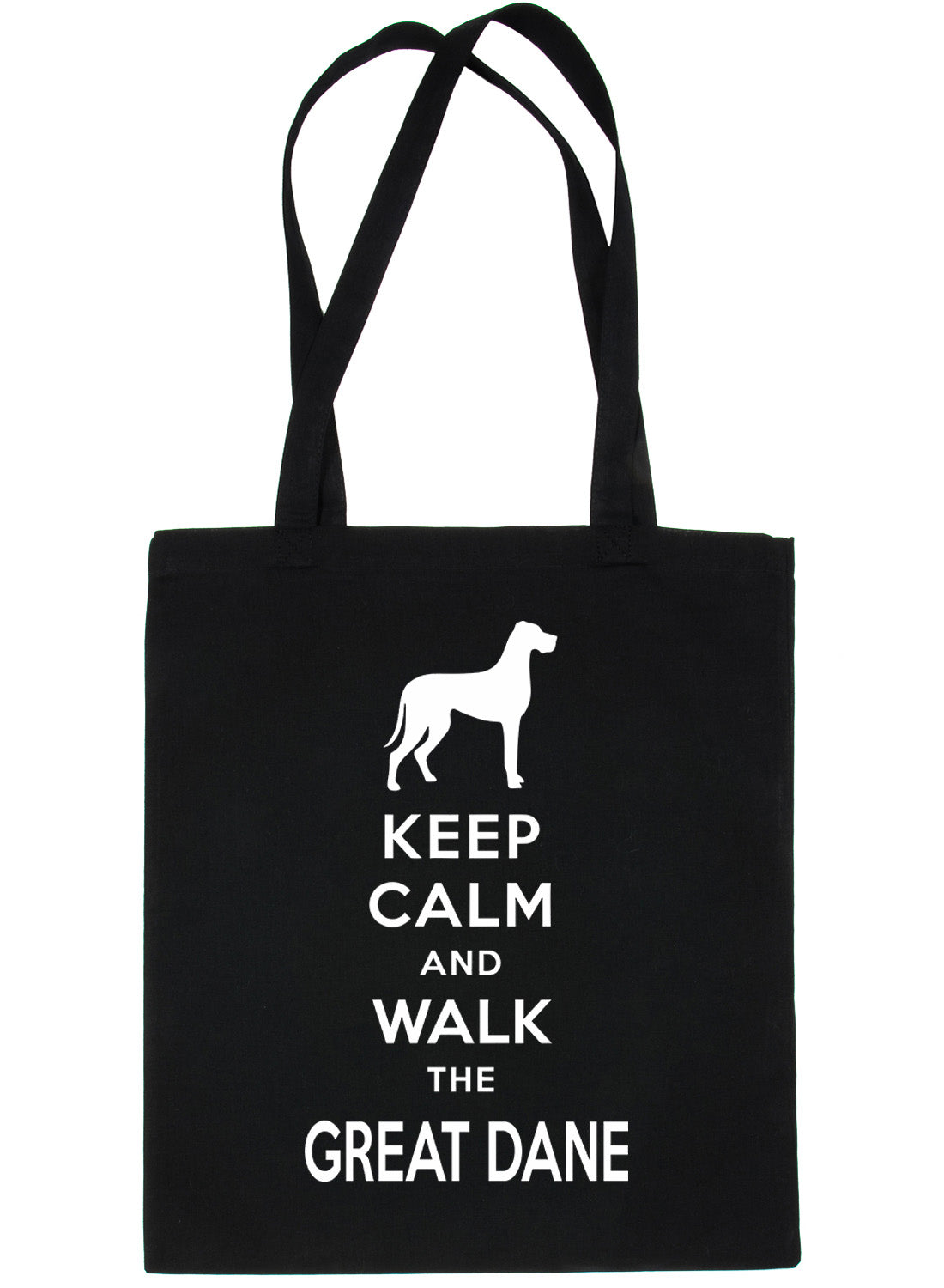 Keep Calm & Walk The Great Dane Funny Dog Lover Gift Shopping Tote Bag