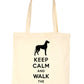 Keep Calm & Walk The Great Dane Funny Dog Lover Gift Shopping Tote Bag