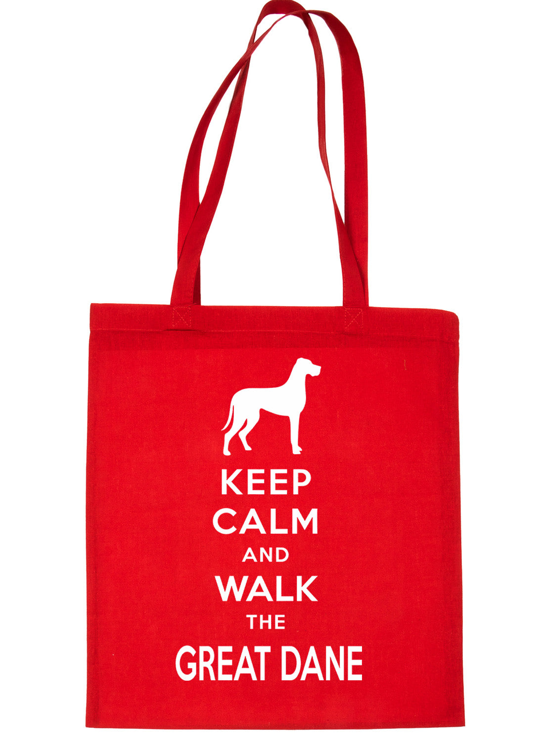 Keep Calm & Walk The Great Dane Funny Dog Lover Gift Shopping Tote Bag