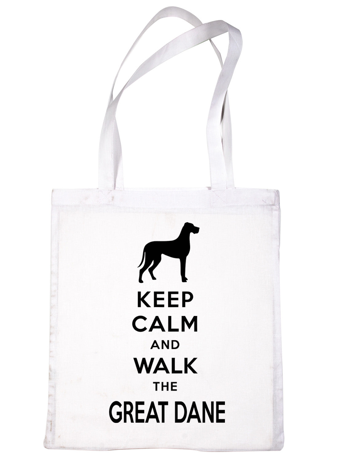 Keep Calm & Walk The Great Dane Funny Dog Lover Gift Shopping Tote Bag