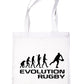 Evolution Of Rugby 6 Nations Bag For Life Shopping Tote Bag Ladies Gift