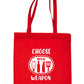 Choose Your Weapon Tote Bag Funny Gift Resuable Shopping Bag