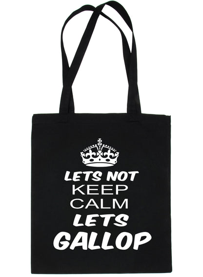 Keep Calm Lets Gallop Horse Riding Bag For Life Shopping Tote Bag Ladies Gift