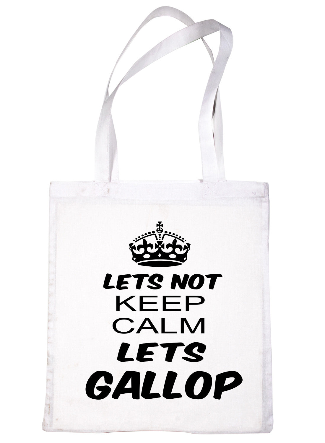 Keep Calm Lets Gallop Horse Riding Bag For Life Shopping Tote Bag Ladies Gift