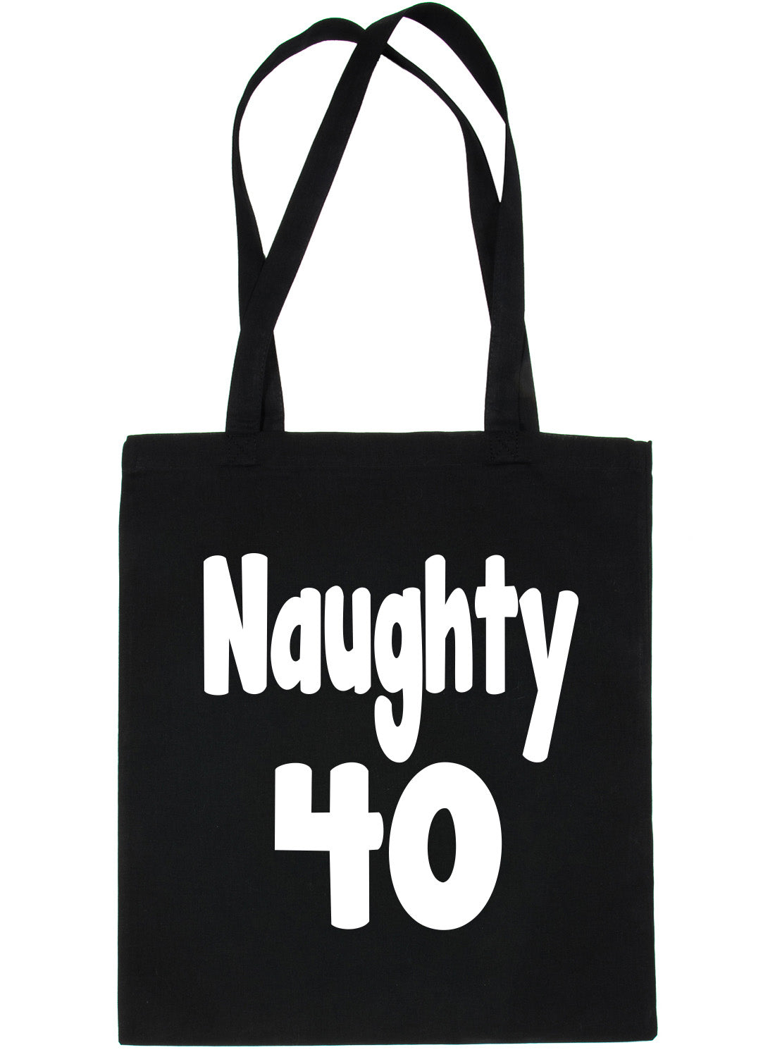 Naughty 40 Birthday Age 40 Bag For Life Shopping Tote Bag Ladies Gift