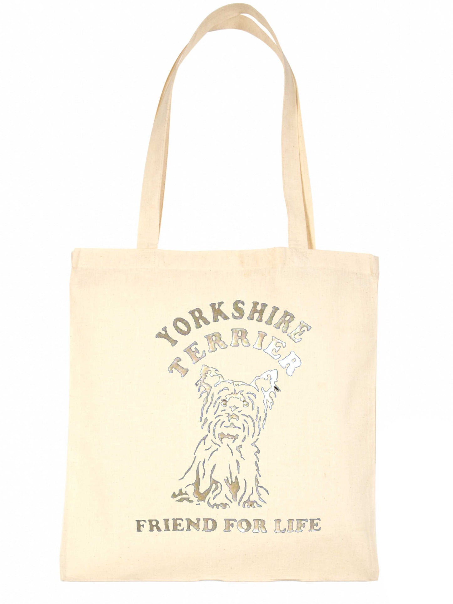 Yorkshire Terrier Friend For Life Funny Shopping Tote Bag For Life