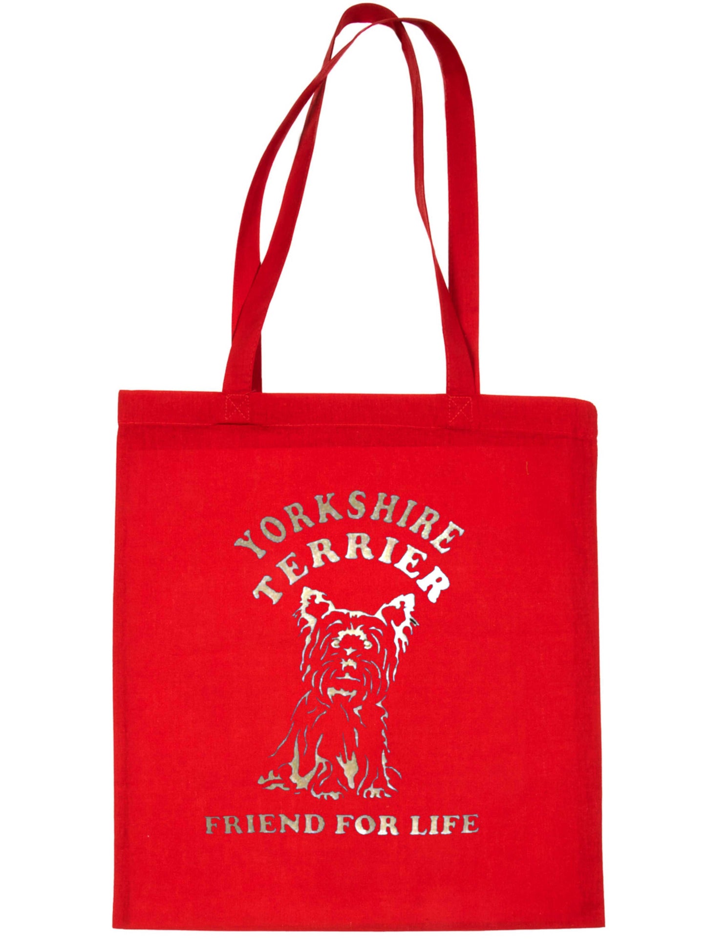 Yorkshire Terrier Friend For Life Funny Shopping Tote Bag For Life