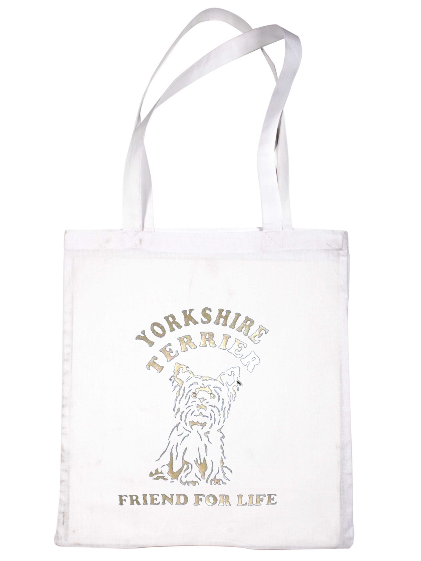 Yorkshire Terrier Friend For Life Funny Shopping Tote Bag For Life