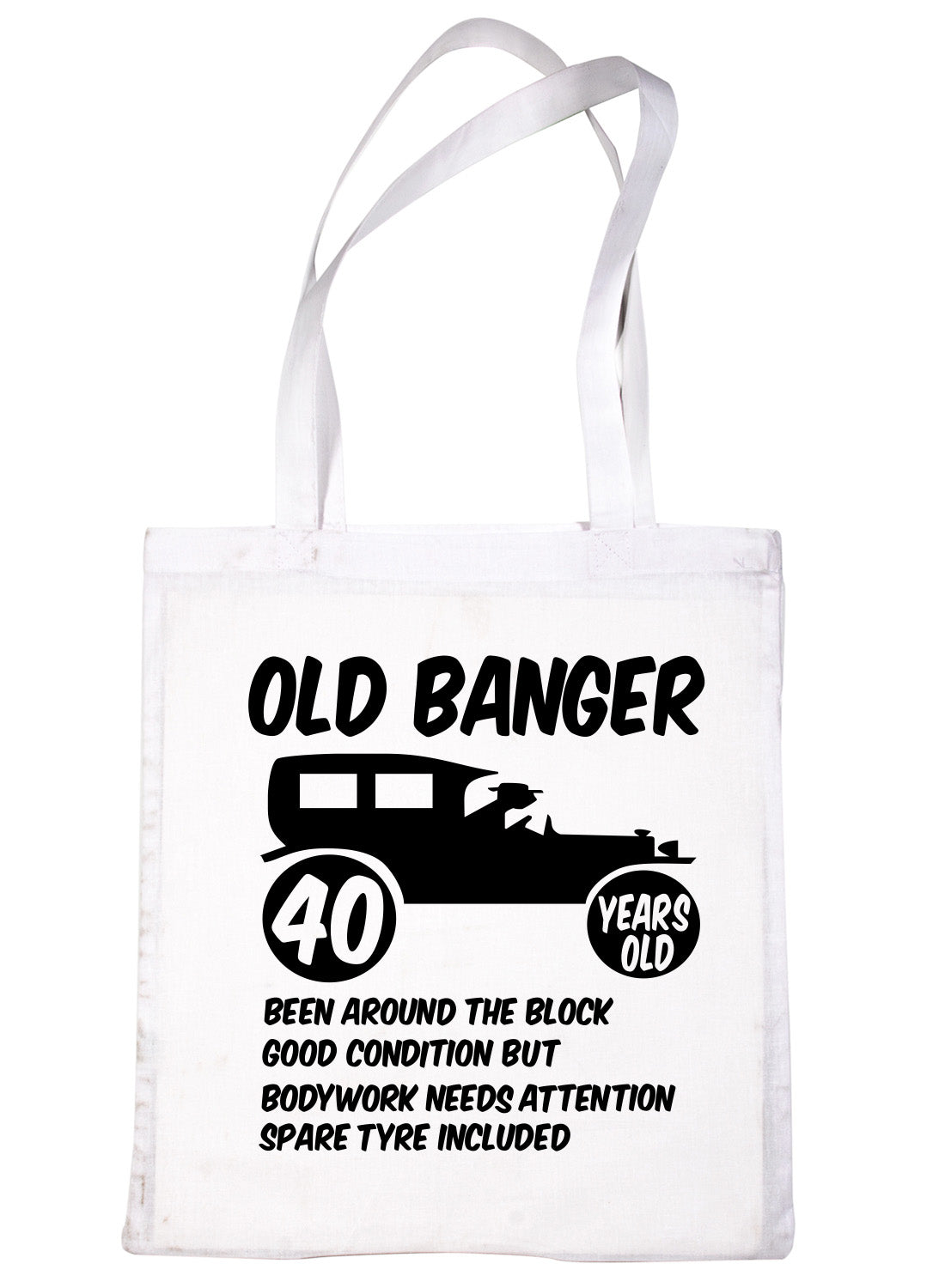 40th Old Banger Birthday Age 40 Bag For Life Shopping Tote Bag Ladies Gift