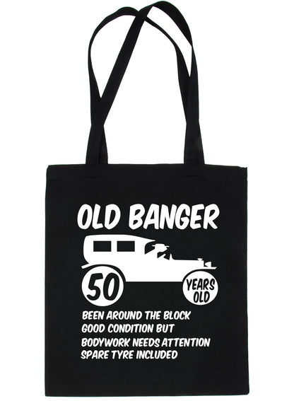 50th Old Banger Birthday Age 50 Bag For Life Shopping Tote Bag Ladies Gift