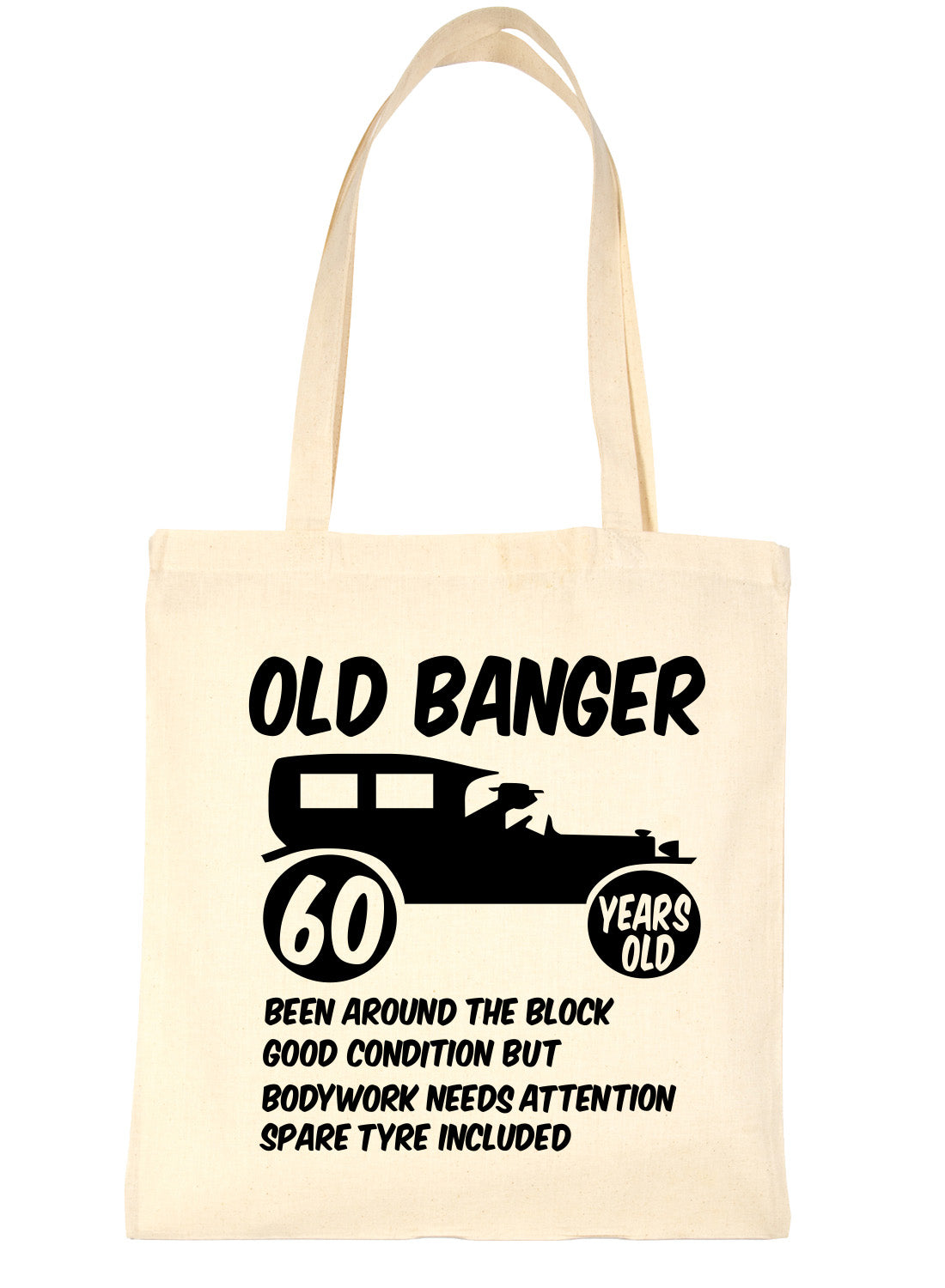 60th Old Banger Birthday Age 60 Bag For Life Shopping Tote Bag Ladies Gift