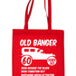 60th Old Banger Birthday Age 60 Bag For Life Shopping Tote Bag Ladies Gift