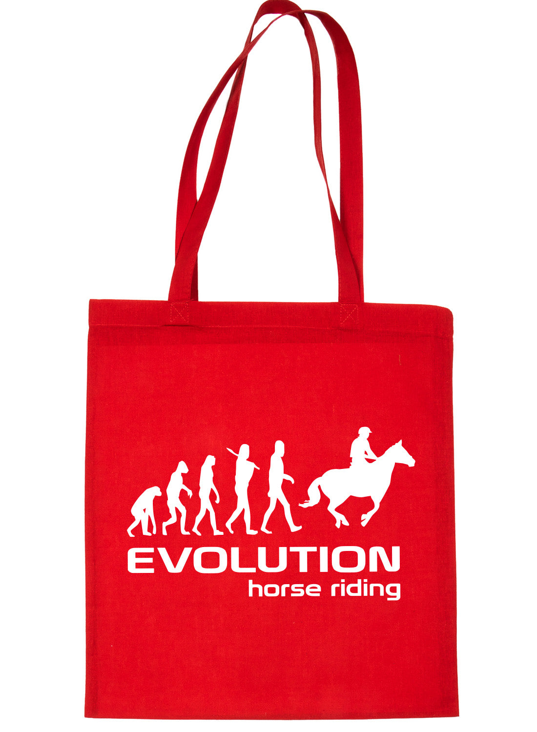 Evolution Of Horse Riding Pony Bag For Life Shopping Tote Bag Ladies Gift