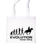 Evolution Of Horse Riding Pony Bag For Life Shopping Tote Bag Ladies Gift