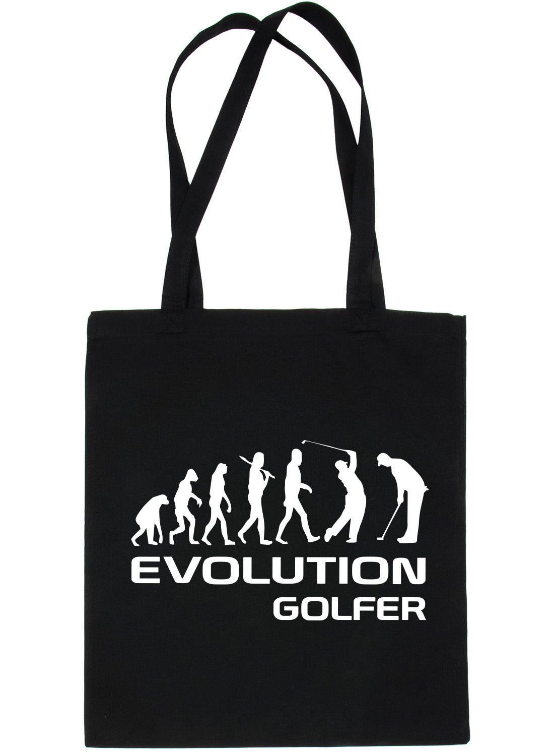 Evolution of Golf Golfer Golfing Bag For Life Shopping Tote Bag Ladies Gift