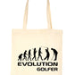 Evolution of Golf Golfer Golfing Bag For Life Shopping Tote Bag Ladies Gift