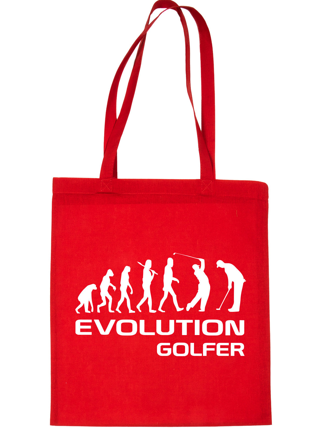 Evolution of Golf Golfer Golfing Bag For Life Shopping Tote Bag Ladies Gift