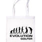 Evolution of Golf Golfer Golfing Bag For Life Shopping Tote Bag Ladies Gift