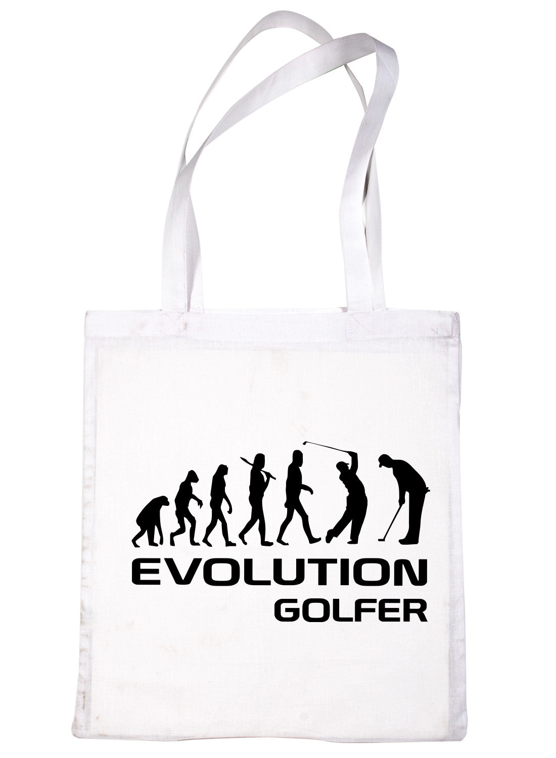 Evolution of Golf Golfer Golfing Bag For Life Shopping Tote Bag Ladies Gift