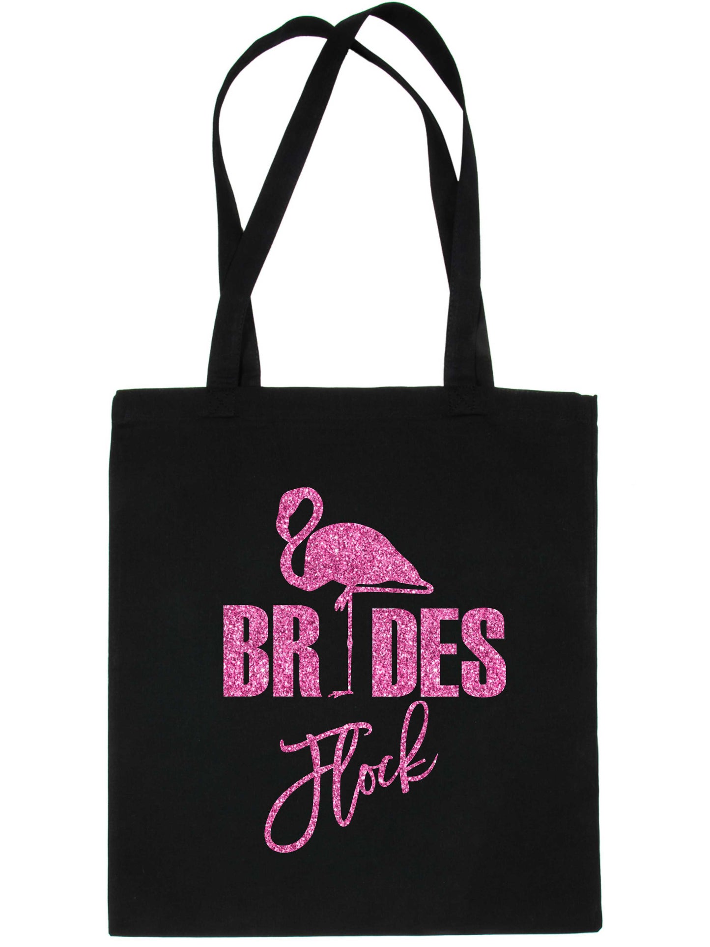 Flamingo Bride's Flock Wedding Favours Bags Hen Party Gift Funny Shopping Tote