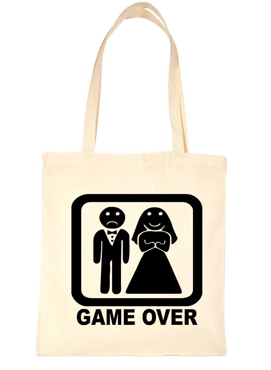 Game Over Hen Party Shopping Tote Bag Ladies Gift