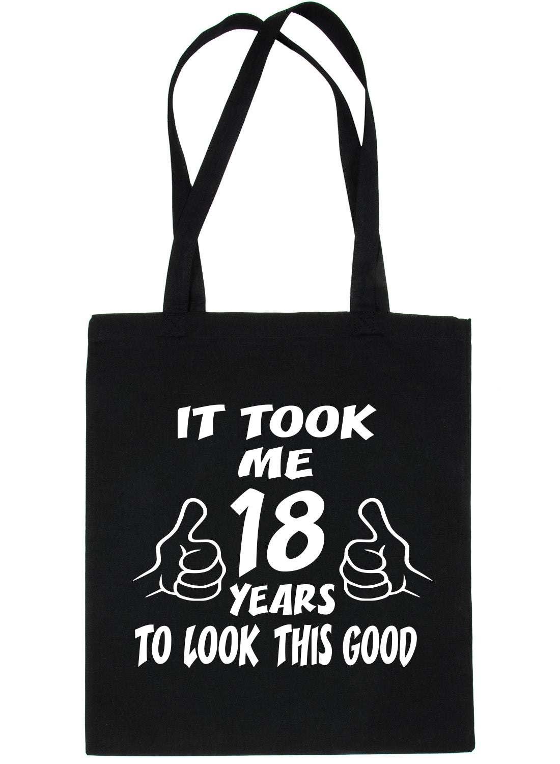 Birthday It Took 18 Years To Look This Good Shopping Tote Bag Ladies Gift