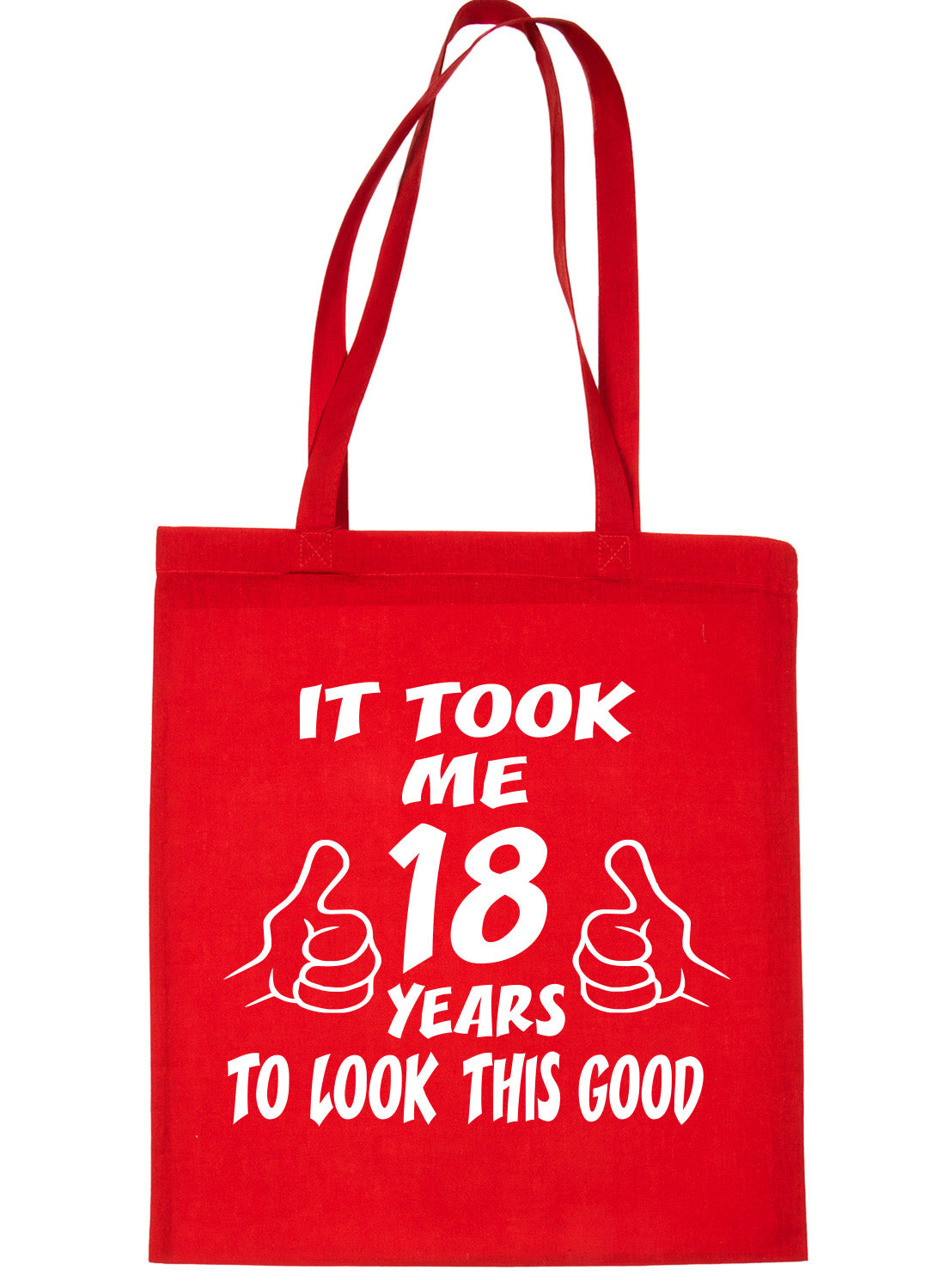 Birthday It Took 18 Years To Look This Good Shopping Tote Bag Ladies Gift