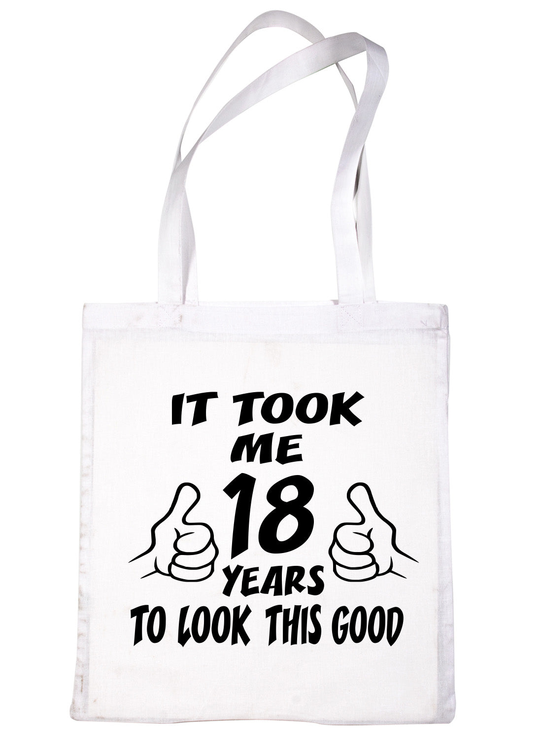 Birthday It Took 18 Years To Look This Good Shopping Tote Bag Ladies Gift