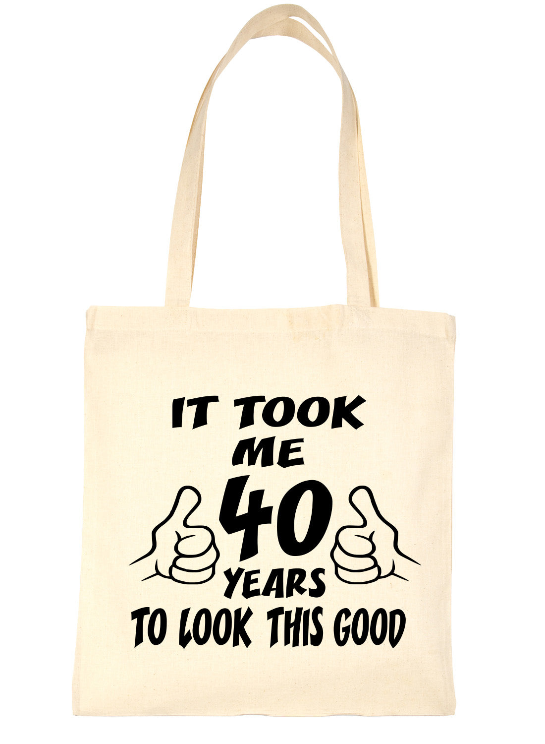 Birthday It Took 40 Years To Look This Good Shopping Tote Bag Ladies Gift