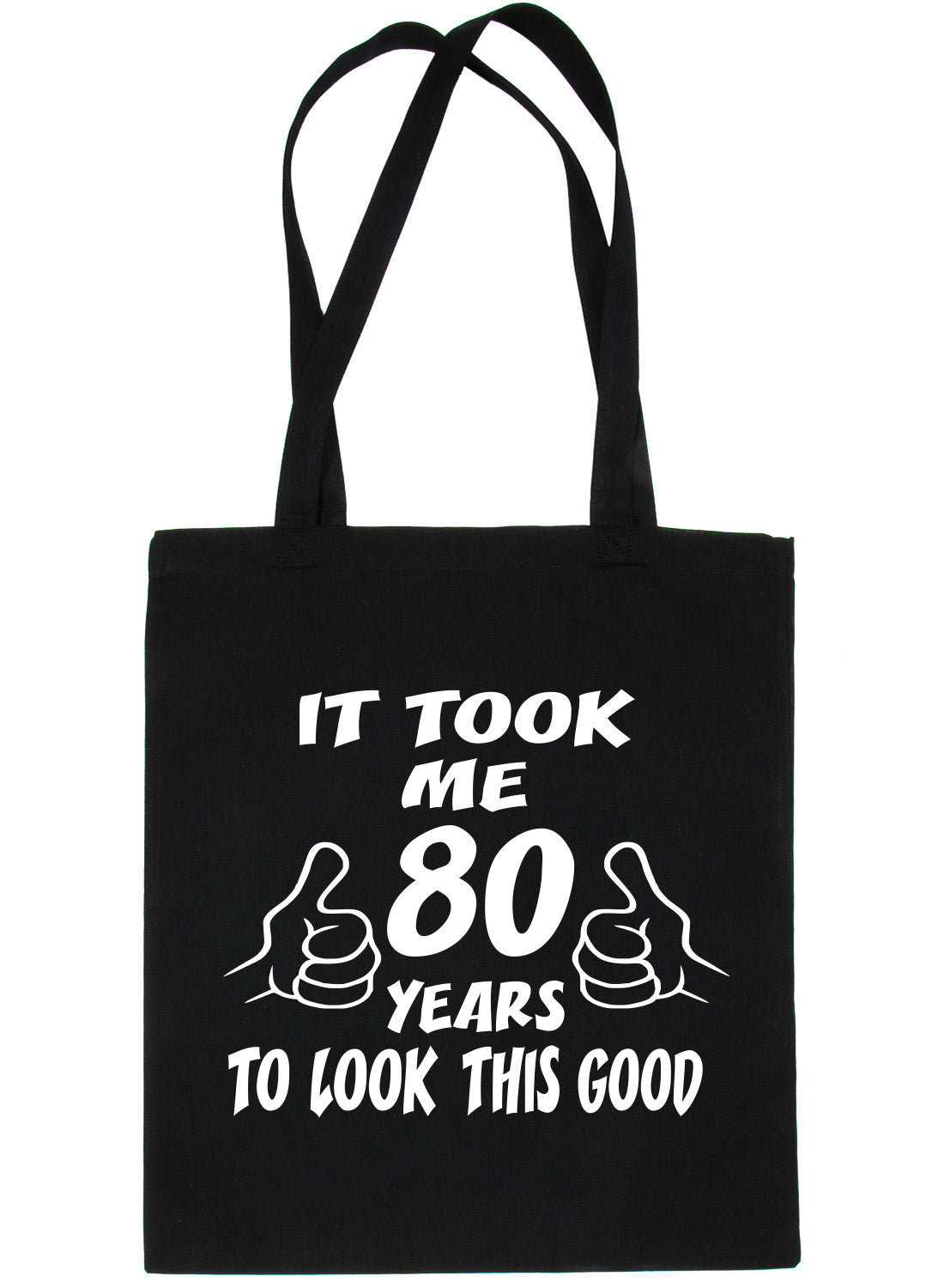 Birthday It Took 80 Years To Look This Good Shopping Tote Bag Ladies Gift