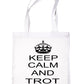 Keep Calm and Trot On Horse Riding Shopping Tote Bag Ladies Gift